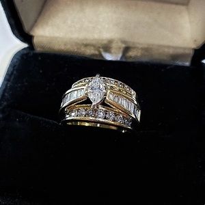 1.78ct Diamond Ring with yellow/white gold